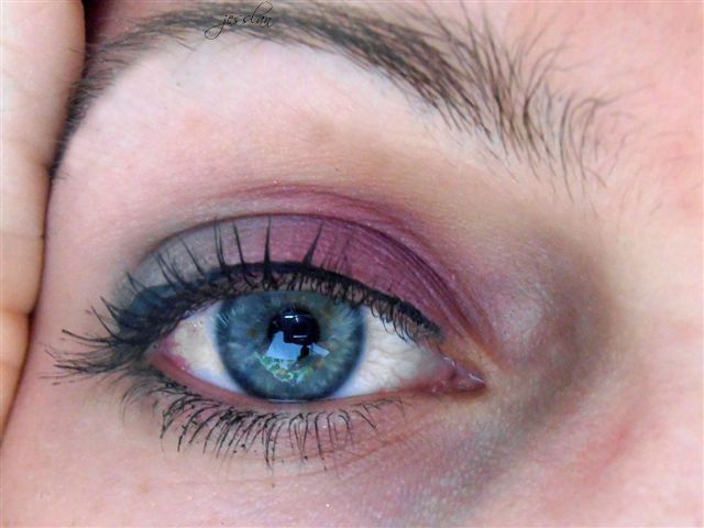 trucco rosa e grigio
