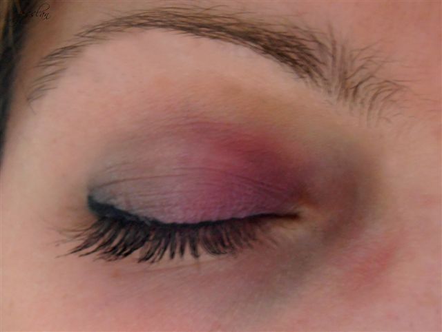trucco rosa e grigio