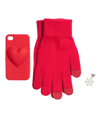 H&M - Set cover iPhone 4/4s e guanti smartphone - 9.95€