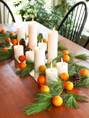DIY Xmas Candles