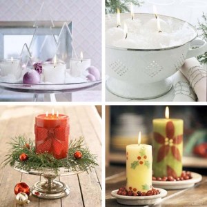 DIY Xmas Candles