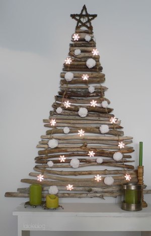 Dry Wood Christmas Tree
