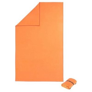 decathlon telo microfibra arancione