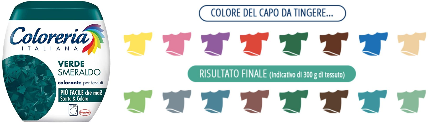 coloreria verde smeraldo